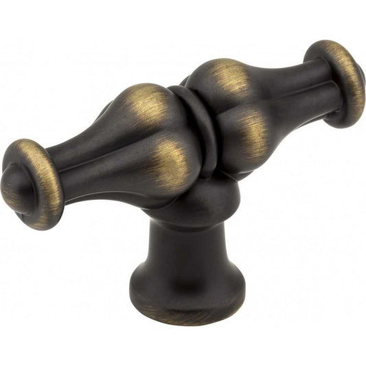 1-3/16" Overall Length Brushed Oil Rubbed Bronze Square Sonoma Cabinet Knob