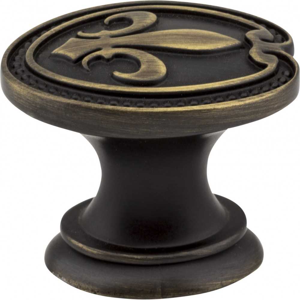 1-3/4" Diameter Brushed Gold Richard Cabinet Knob
