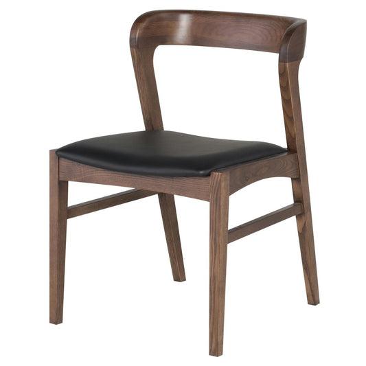 Bjorn Black Naugahyde Dining Chair, HGNH100
