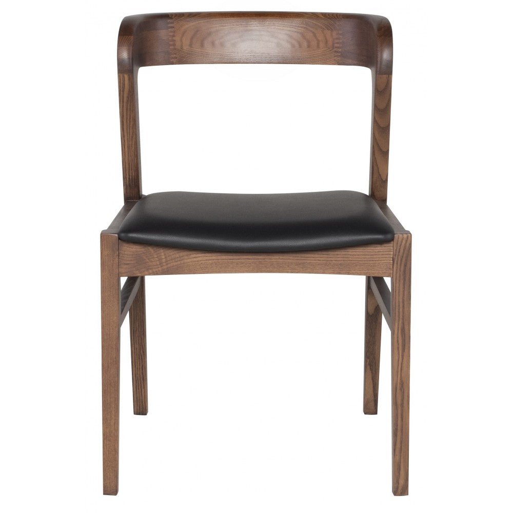 Bjorn Black Naugahyde Dining Chair, HGNH100