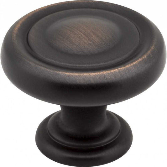 1-1/2" Overall Length Matte Black Square Tahoe Cabinet Knob