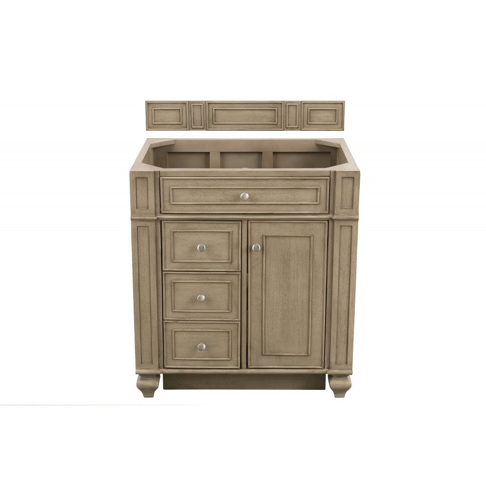 Bristol 30" Single Vanity Whitewashed Walnut