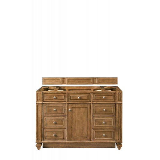 Bristol 48" Single Vanity, Saddle Brown