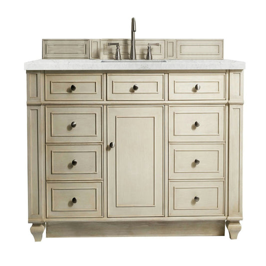 Bristol 48" Single Vanity Vintage Vanilla w/ 3 CM Jasmine Pearl Quartz Top
