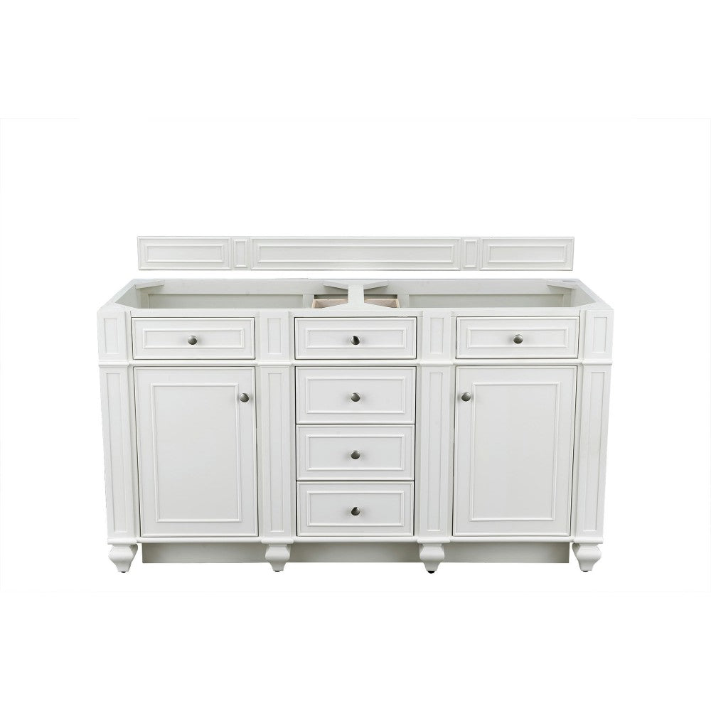 Bristol 60" Double Vanity, Bright White