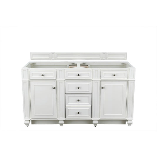 Bristol 60" Double Vanity, Bright White