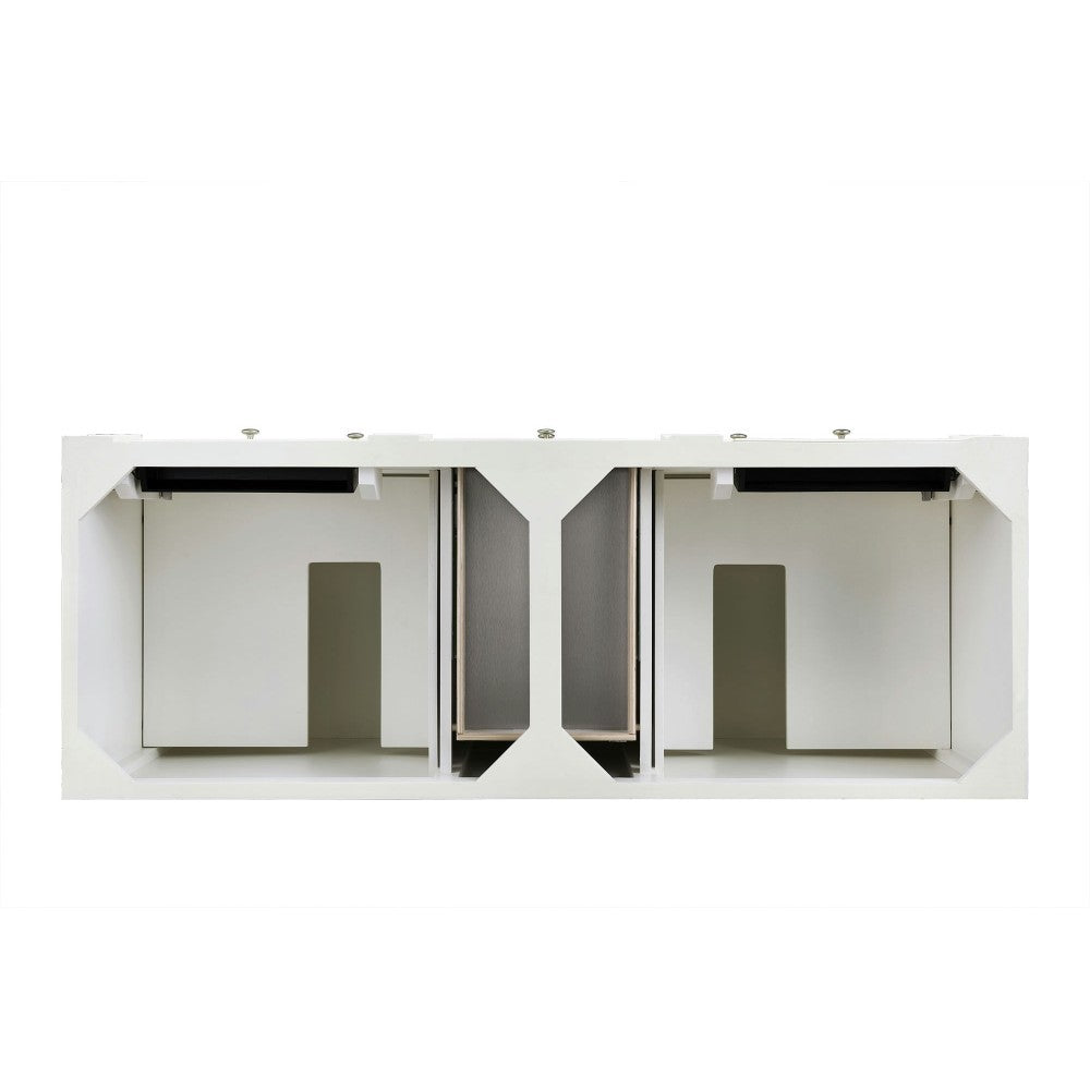 Bristol 60" Double Vanity, Bright White