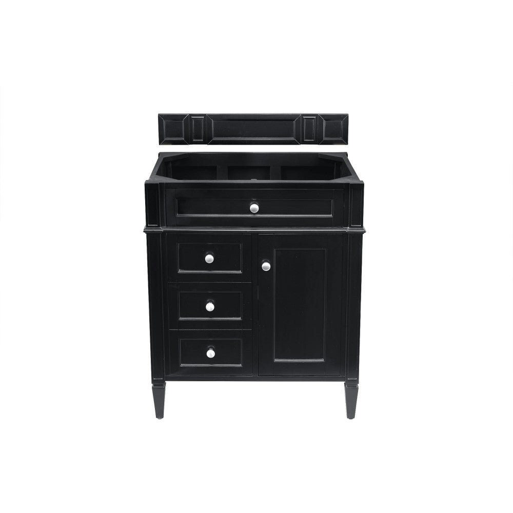 Brittany 30" Single Vanity, Black Onyx