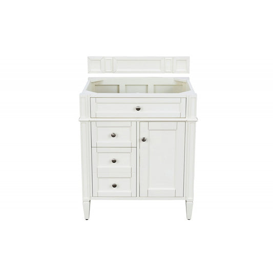 Brittany 30" Single Vanity, Bright White