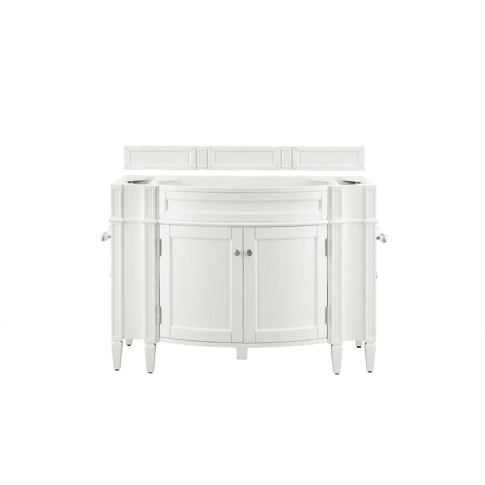 Brittany 46" Single Vanity, Bright White