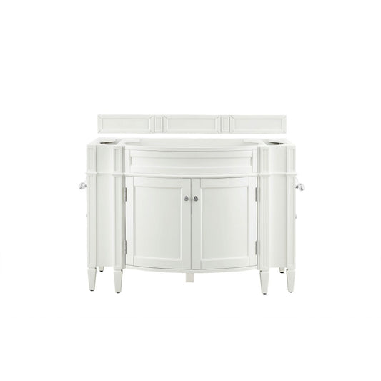 Brittany 46" Single Vanity, Bright White