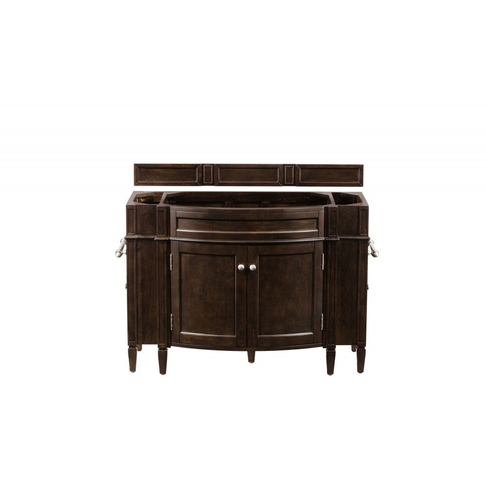Brittany 46" Single Vanity, Burnished Mahogany