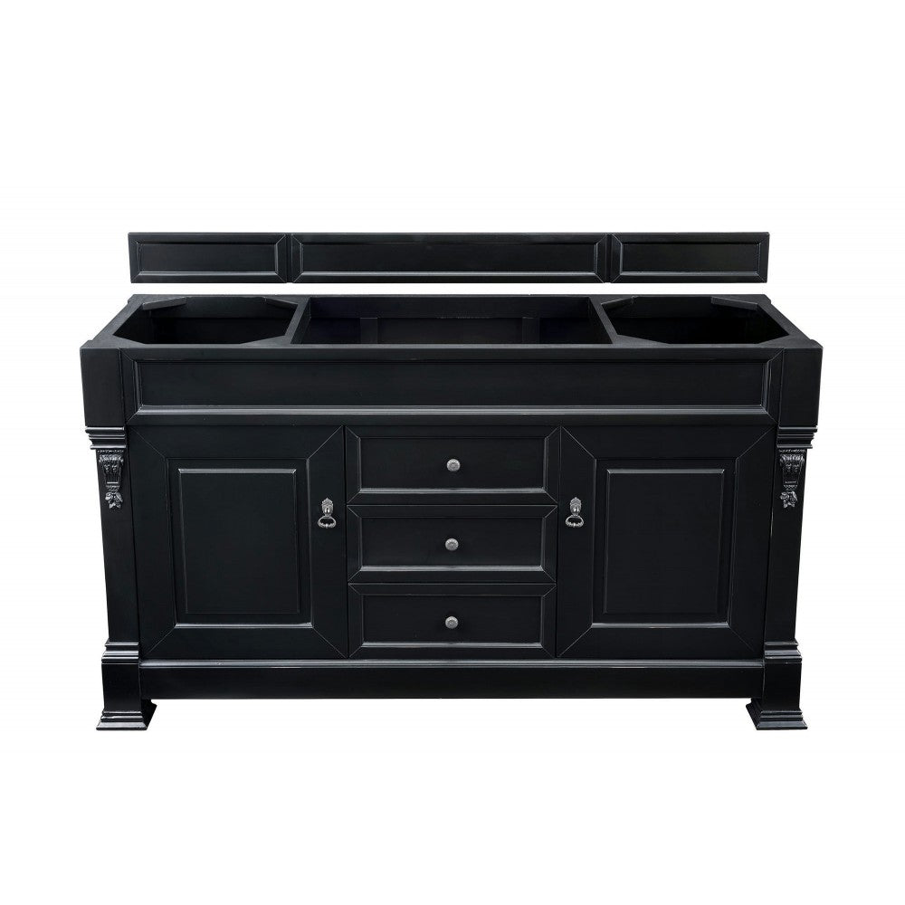 Brookfield 60" Antique Black Single Vanity