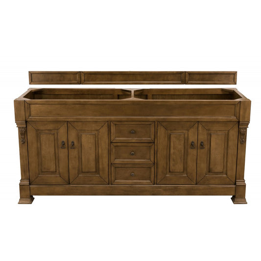 Brookfield 72" Country Oak Double Vanity