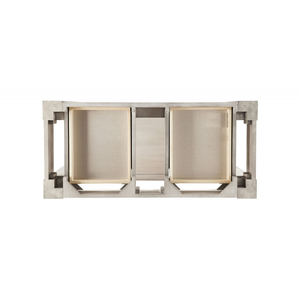 Brooklyn 39.5" Wooden Sink Console, Platinum Ash