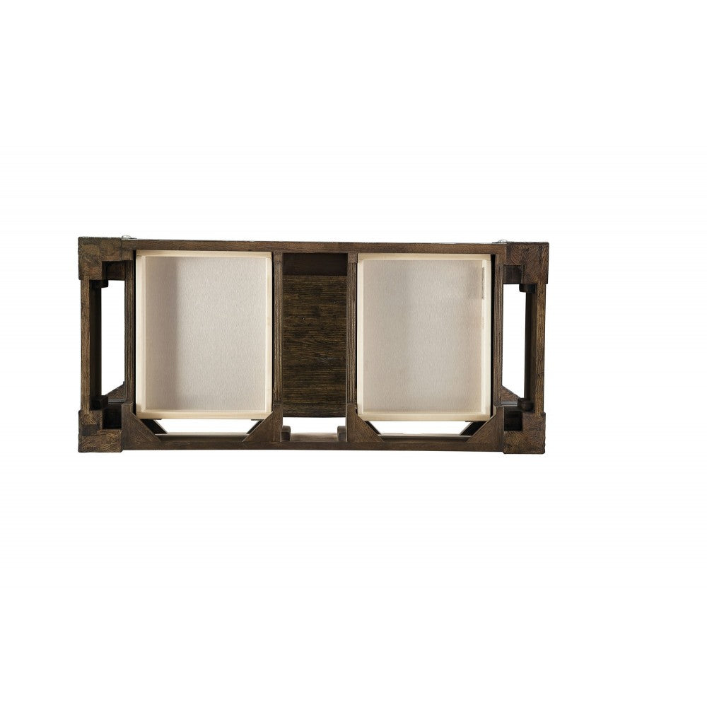 Brooklyn 39.5" Wooden Sink Console, Rustic Ash