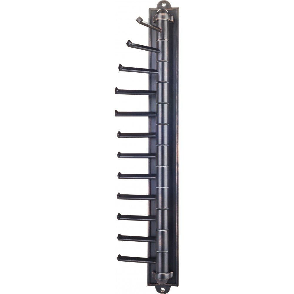12" Center-to-Center Matte Black Durham Appliance Handle