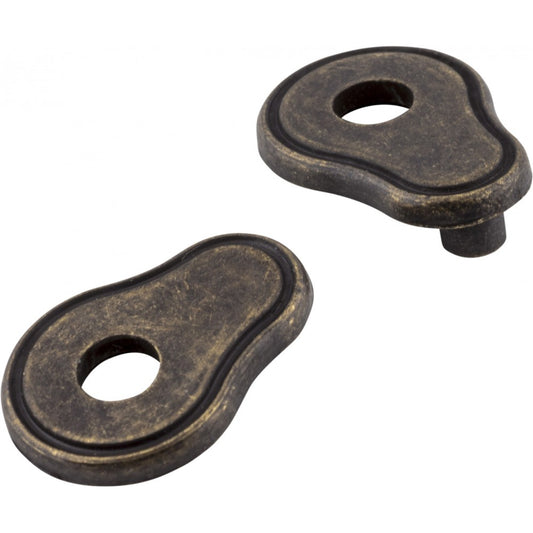 128 mm Center-to-Center Distressed Pewter Beaded Prestige Cabinet Pull