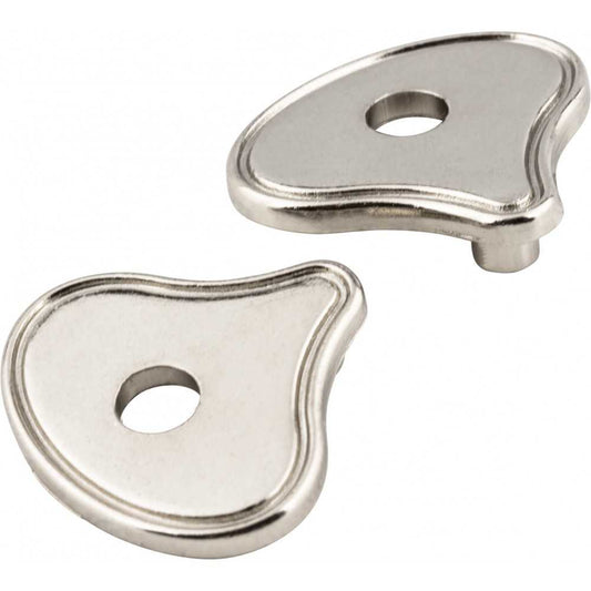 128 mm Center-to-Center Polished Chrome Square Zane Cabinet Pull