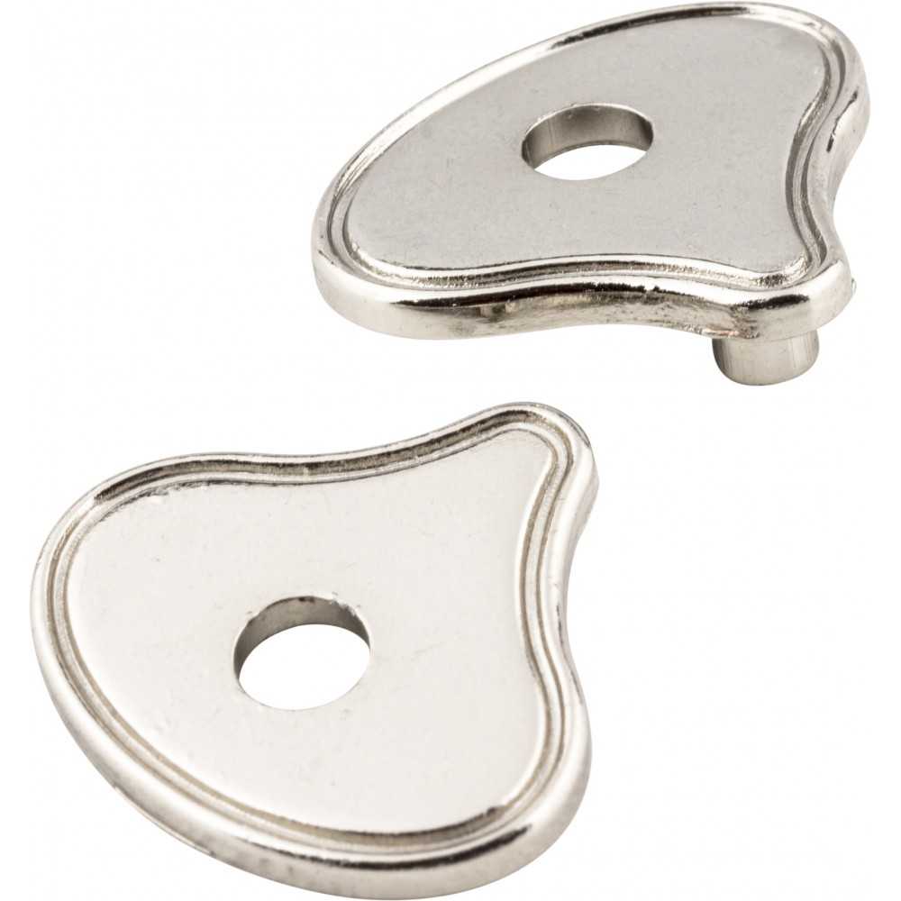 128 mm Center-to-Center Polished Nickel Square Zane Cabinet Pull