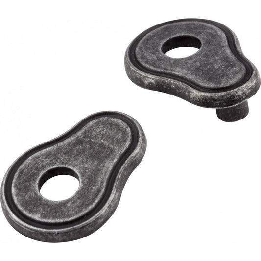 128 mm Center-to-Center Lightly Distressed Antique Brass Beaded Prestige Cabinet Pull