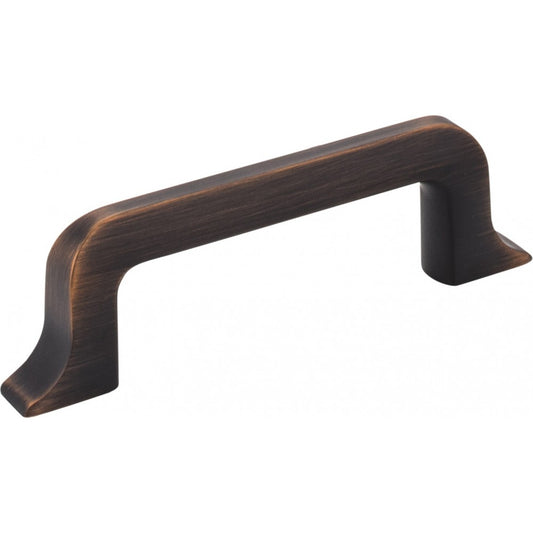 96 mm Center-to-Center Satin Bronze Callie Cabinet Pull