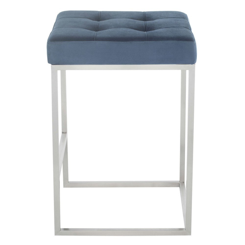 Chi Peacock Fabric Counter Stool, HGSX513