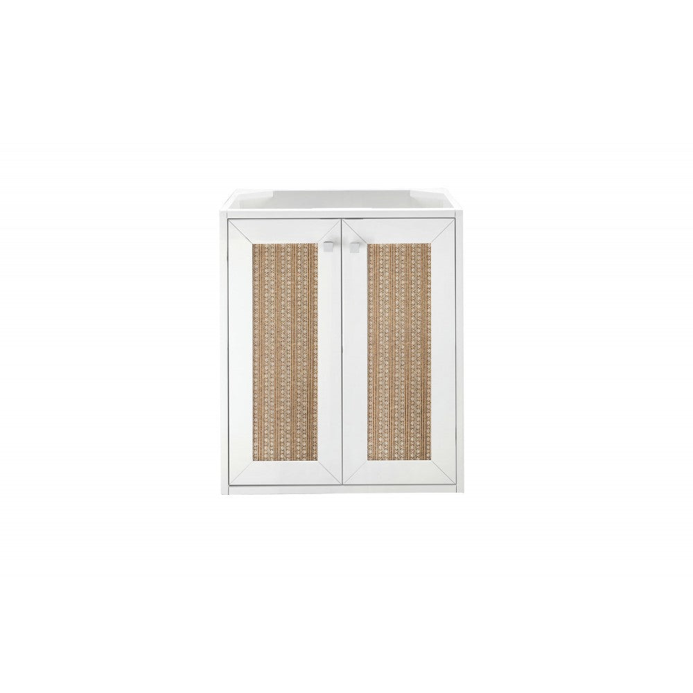 Chianti 24" Single Vanity Cabinet, Glossy White