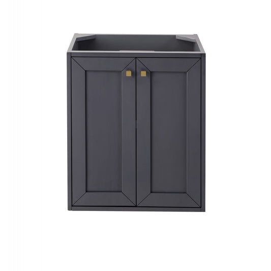 Chianti 24" Single Vanity Cabinet, Mineral Gray