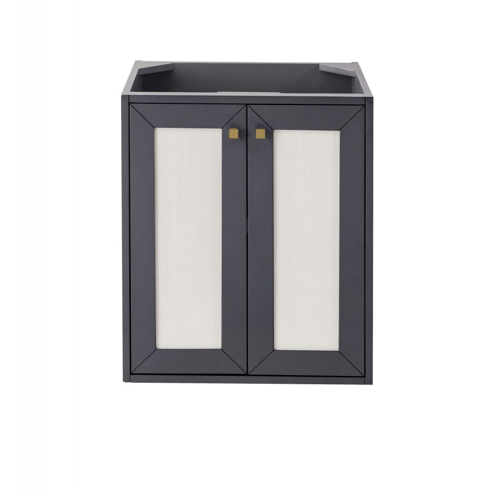 Chianti 24" Single Vanity Cabinet, Mineral Gray