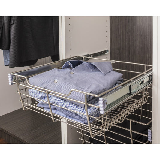 192 mm Center-to-Center Brushed Pewter Merrick Cabinet Pull