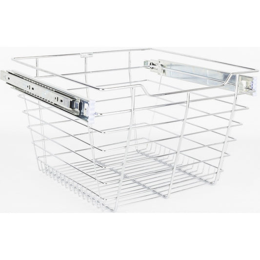 12" Center-to-Center Polished Chrome Square Marlo Appliance Handle