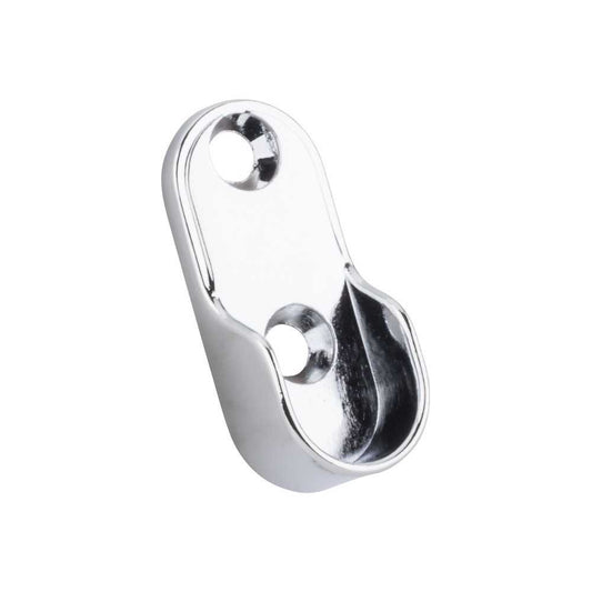 128 mm Center-to-Center Polished Chrome Larkin Cabinet Bar Pull