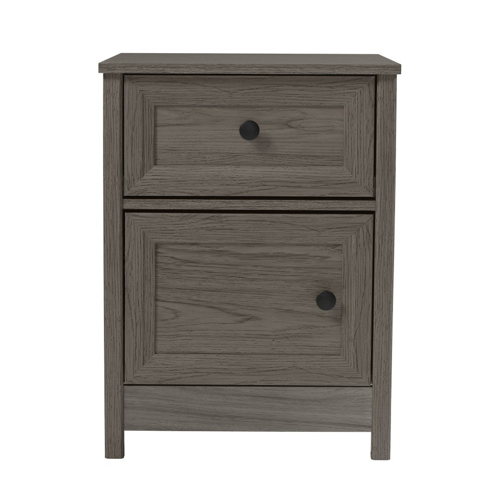 Classic Groove Nightstand - Slate Gray