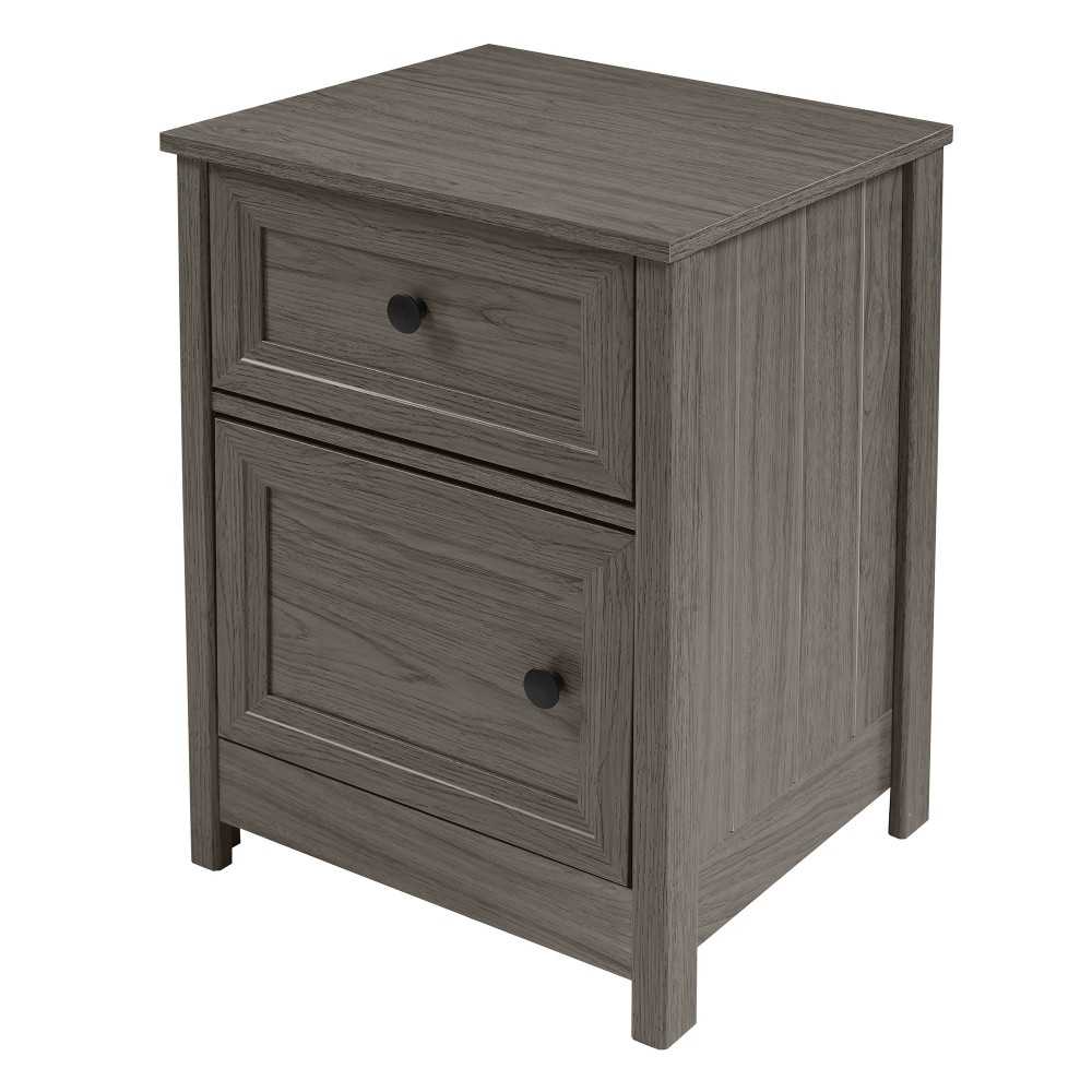 Classic Groove Nightstand - Slate Gray