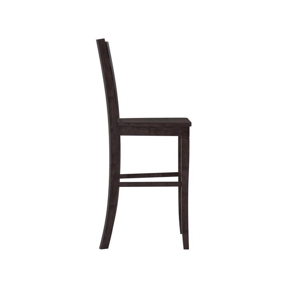 Classic Ladderback Bar Height Barstool - Gray Wash Walnut