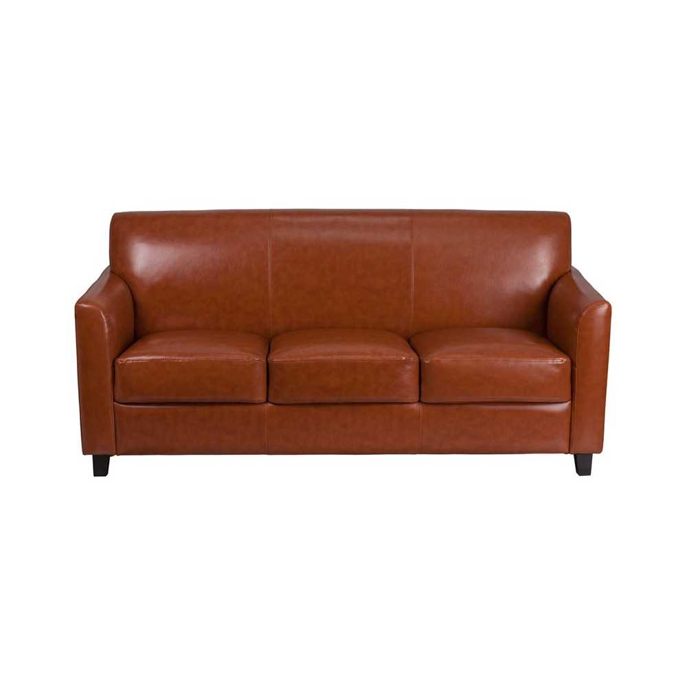 Cognac LeatherSoft Sofa