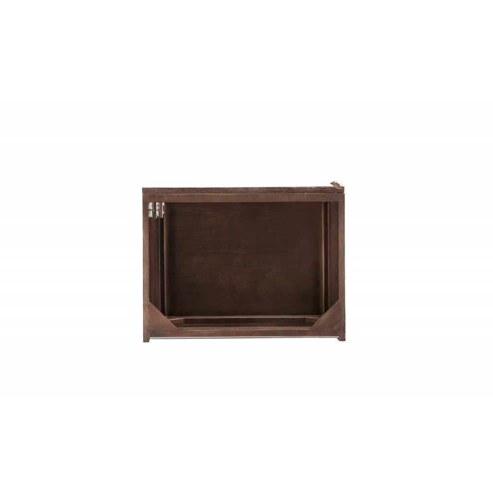 Columbia 24" Single Vanity Cabinet, Coffee Oak