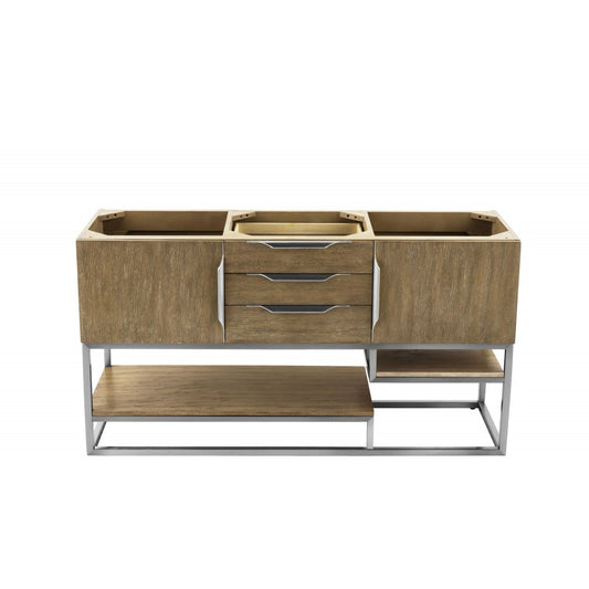Columbia 59" Double Vanity, Latte Oak