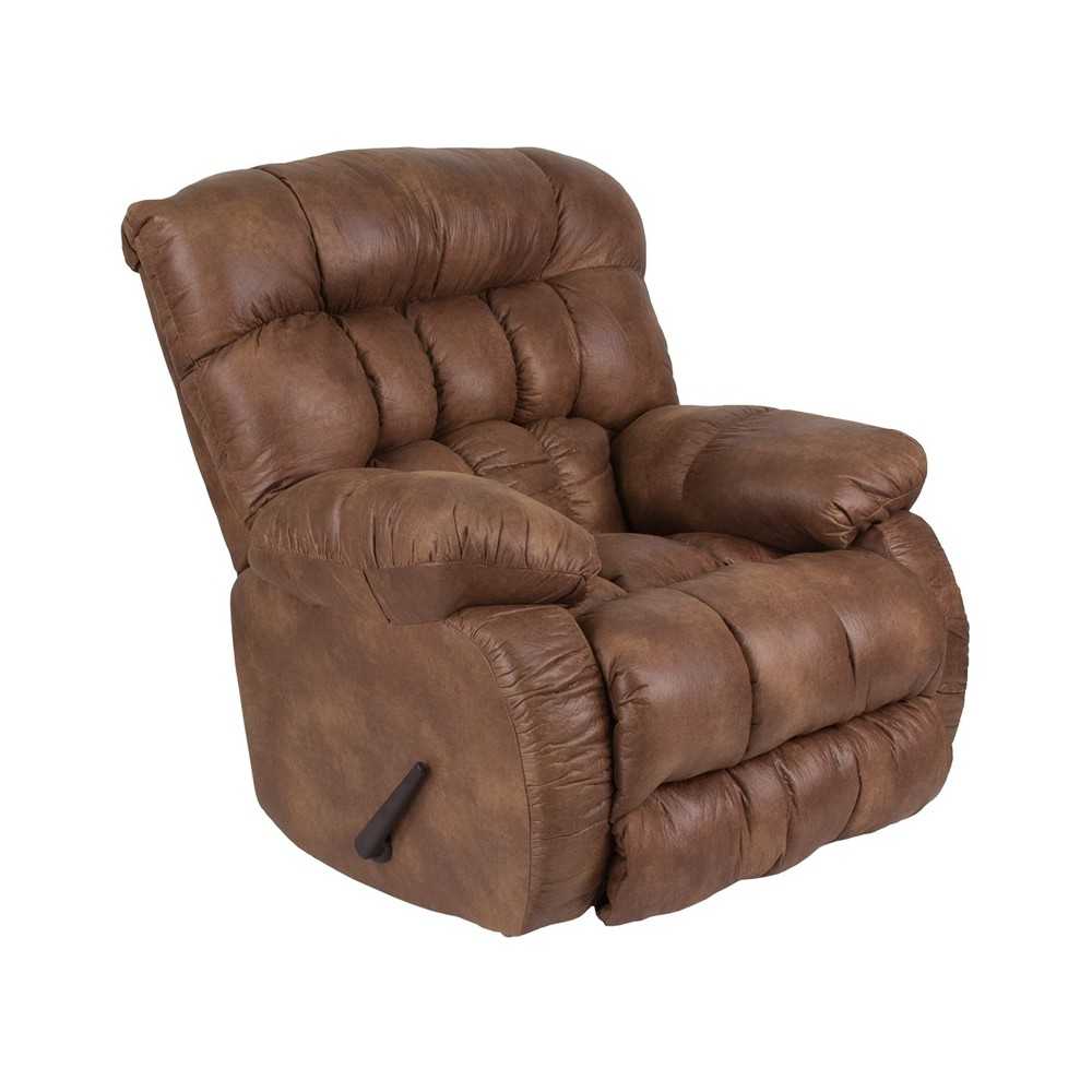 Contemporary Breathable Comfort Padre Almond Fabric Rocker Recliner