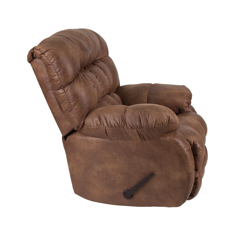 Contemporary Breathable Comfort Padre Almond Fabric Rocker Recliner