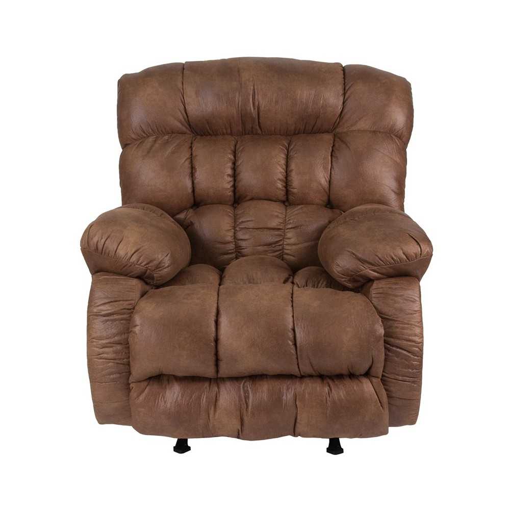 Contemporary Breathable Comfort Padre Almond Fabric Rocker Recliner