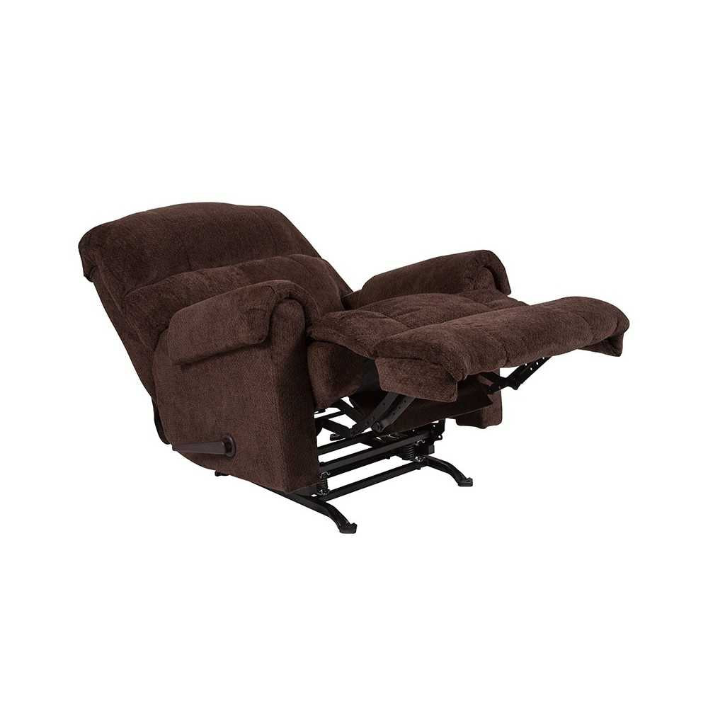 Contemporary Kelly Chocolate Super Soft Microfiber Rocker Recliner