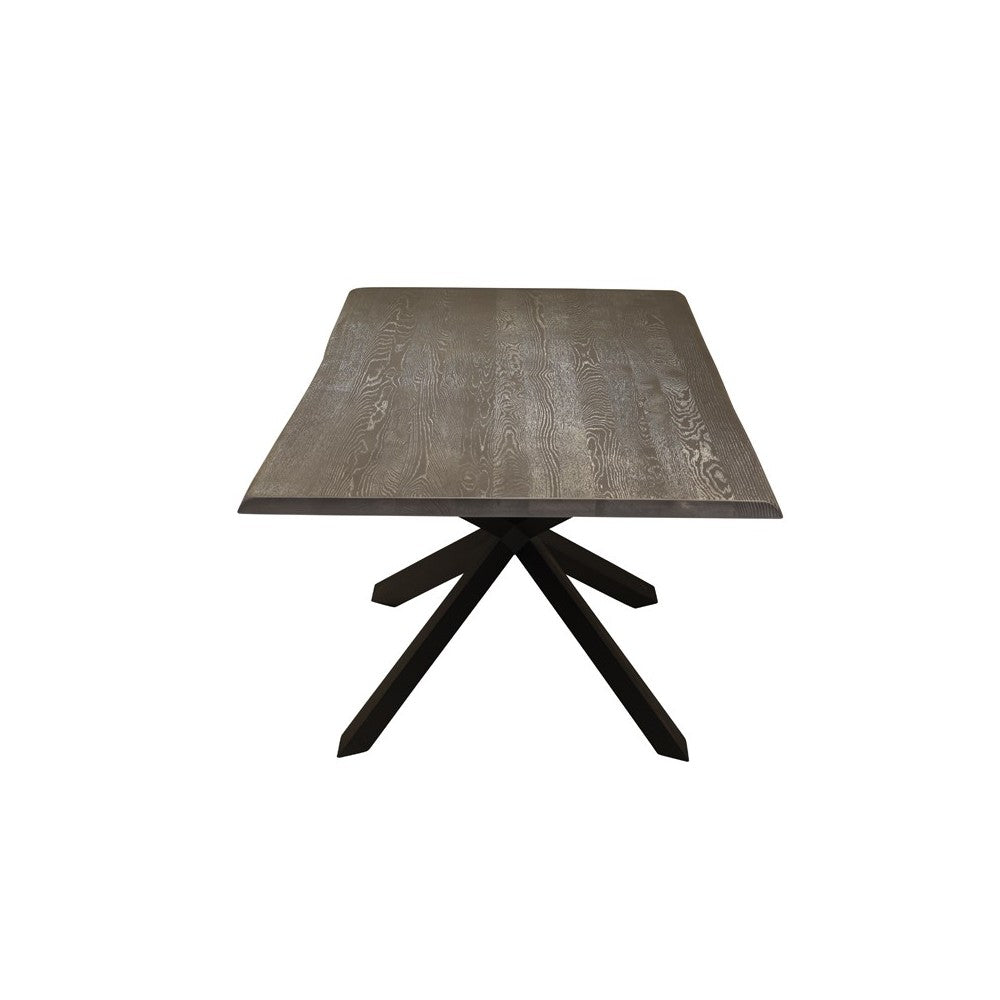 Couture Oxidized Gray Wood Dining Table, HGSX197