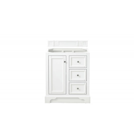 De Soto 30" Single Vanity, Bright White