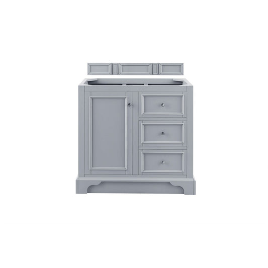 De Soto 36" Single Vanity, Silver Gray