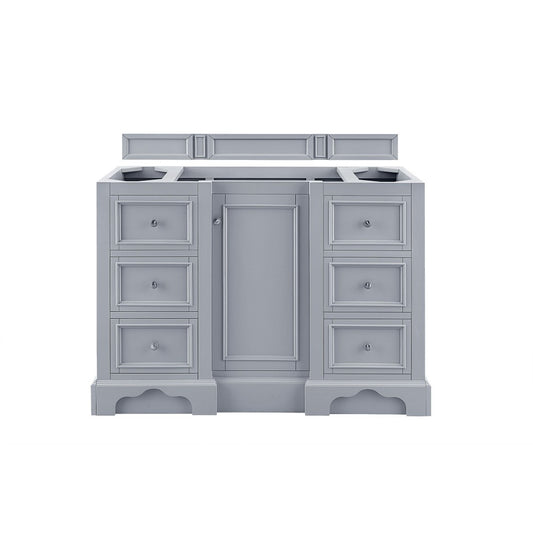 De Soto 48" Single Vanity, Silver Gray