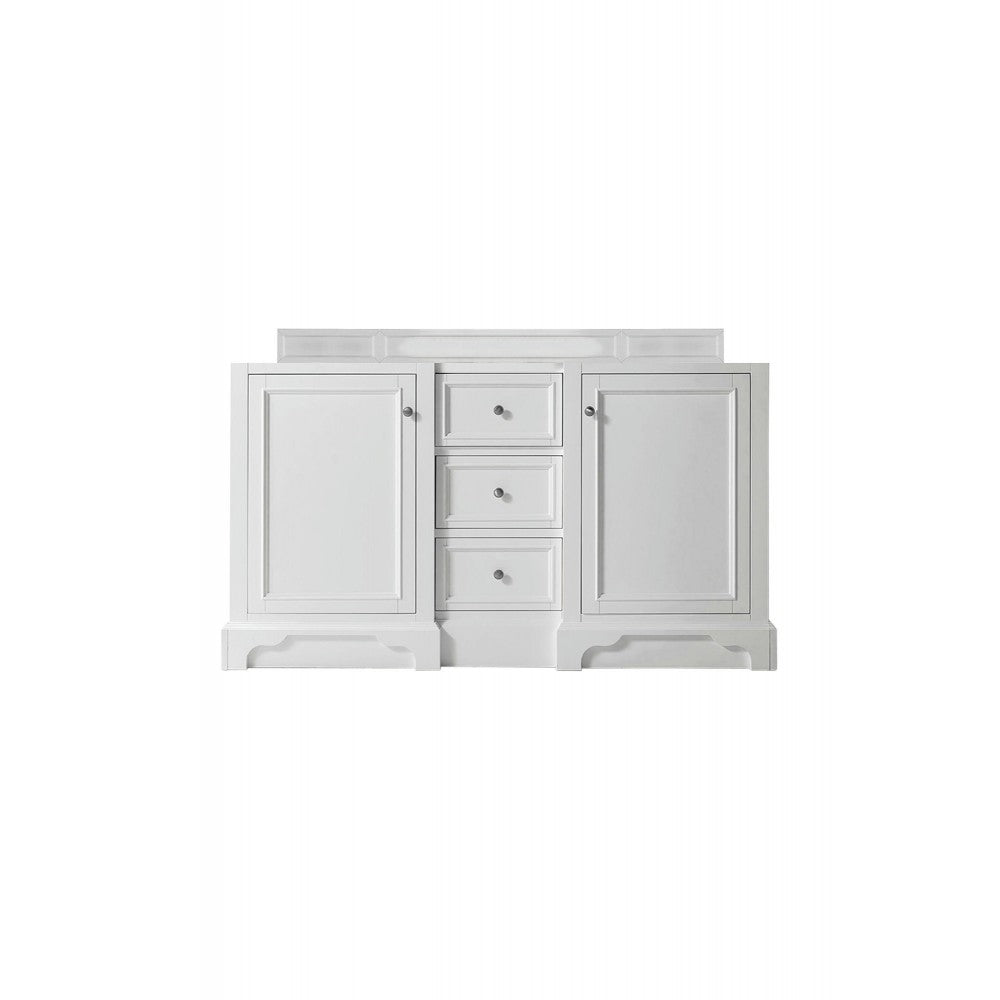 De Soto 60" Double Vanity, Bright White