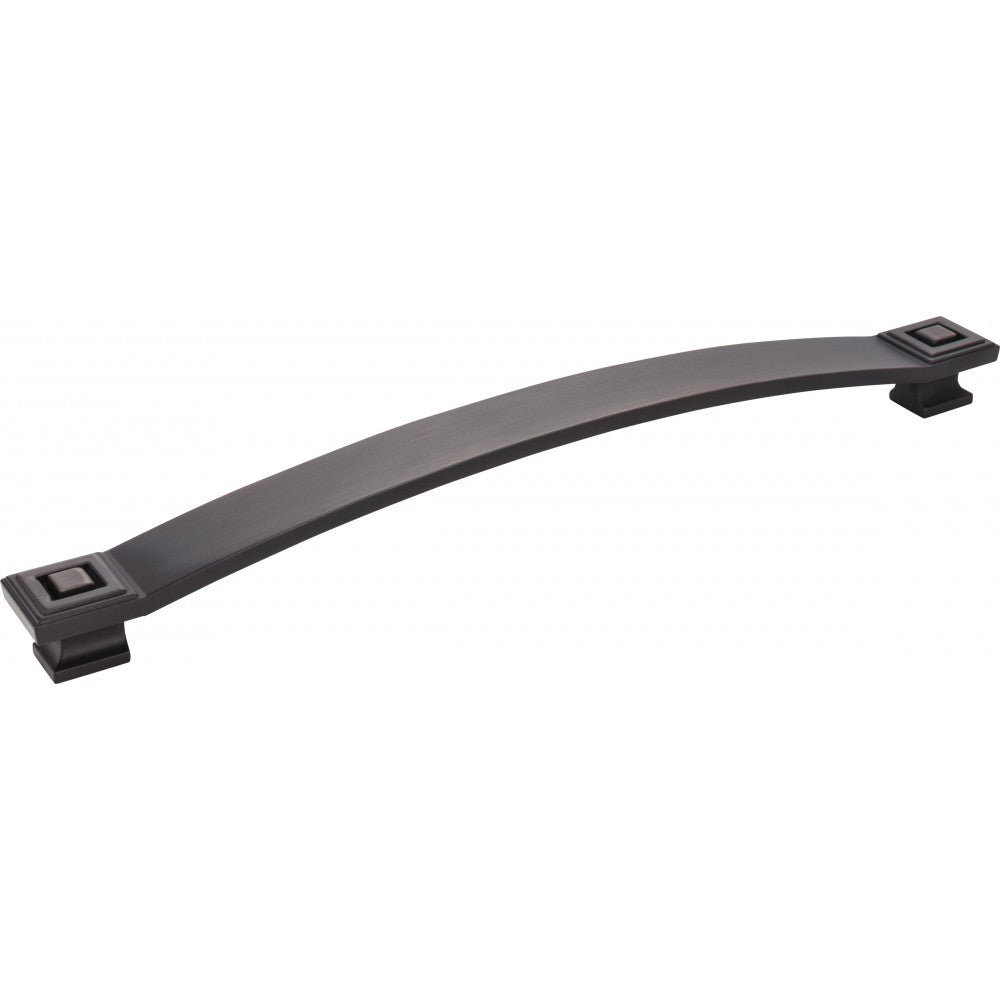 96 mm Center-to-Center Matte Black Square Annadale Cabinet Cup Pull