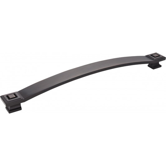 96 mm Center-to-Center Matte Black Square Annadale Cabinet Cup Pull